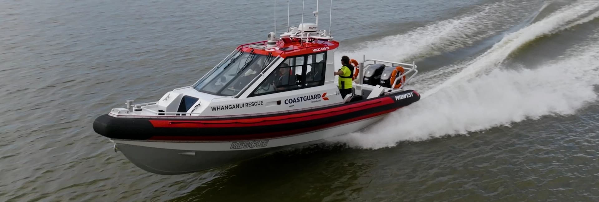 Whanganui Rescue — Coastguard vessel built by Midwest Boats